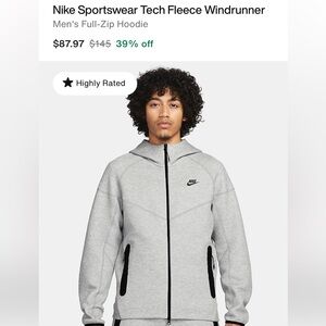 Nike Men’s Sportswear Tech Fleece Windrunner